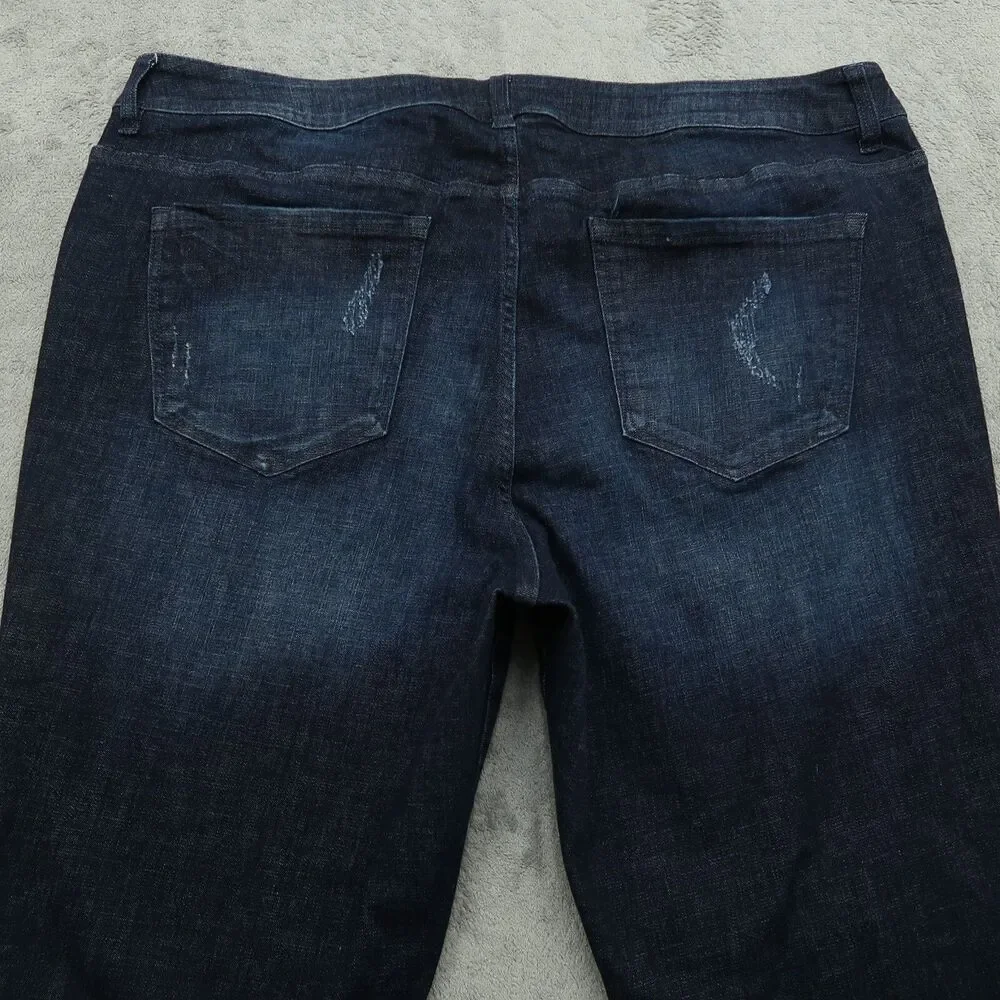 Lane Bryant Jeans Women's 22 Blue Mid-Rise Skinny Denim 29